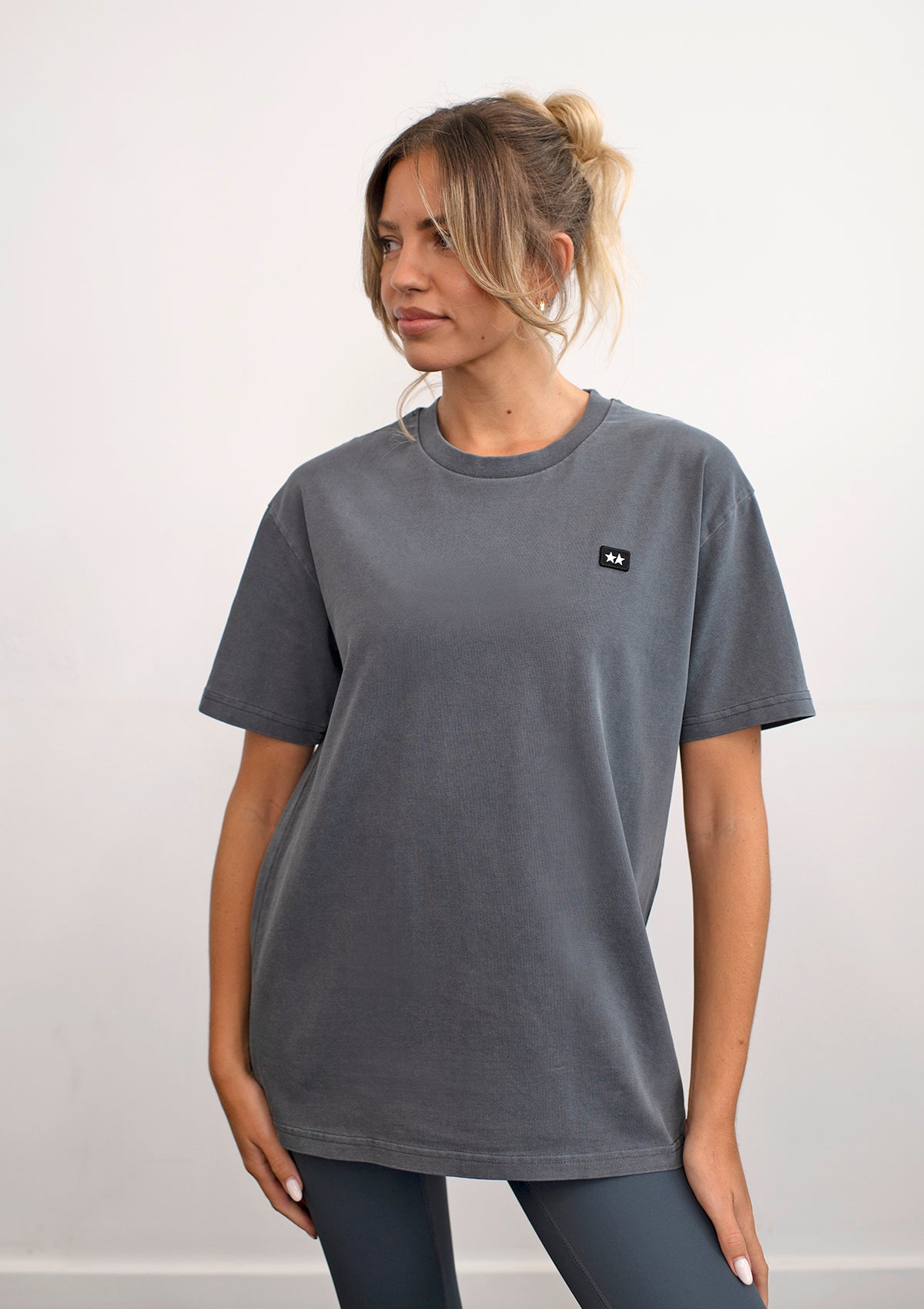 Joey Short Sleeve Tee / Washed Blue