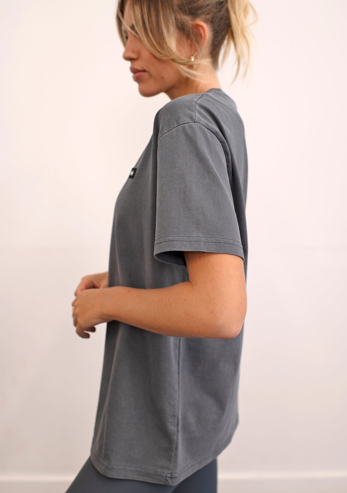 Joey Short Sleeve Tee / Washed Blue