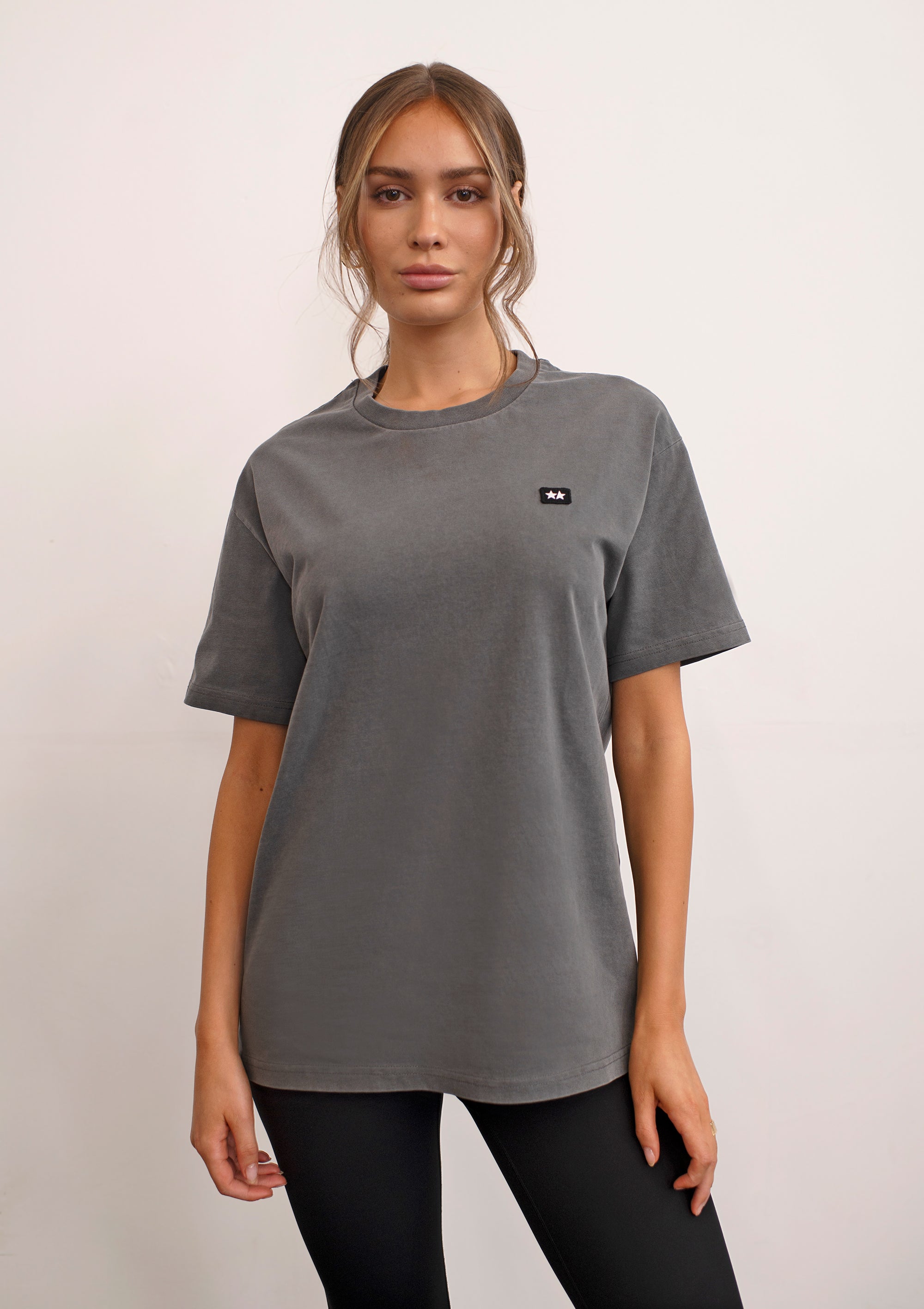 Joey Short Sleeve Tee / Washed Black