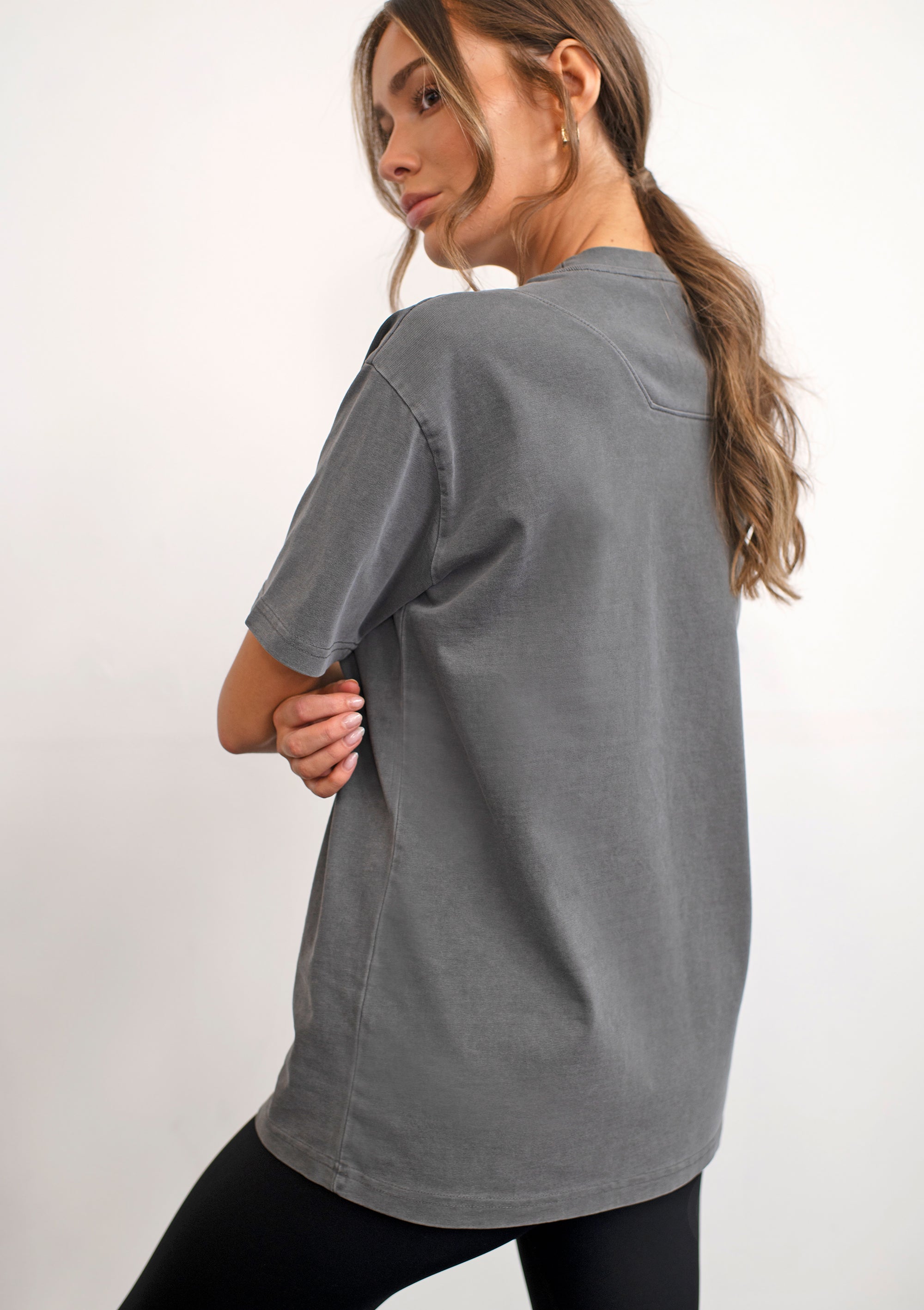 Joey Short Sleeve Tee / Washed Black