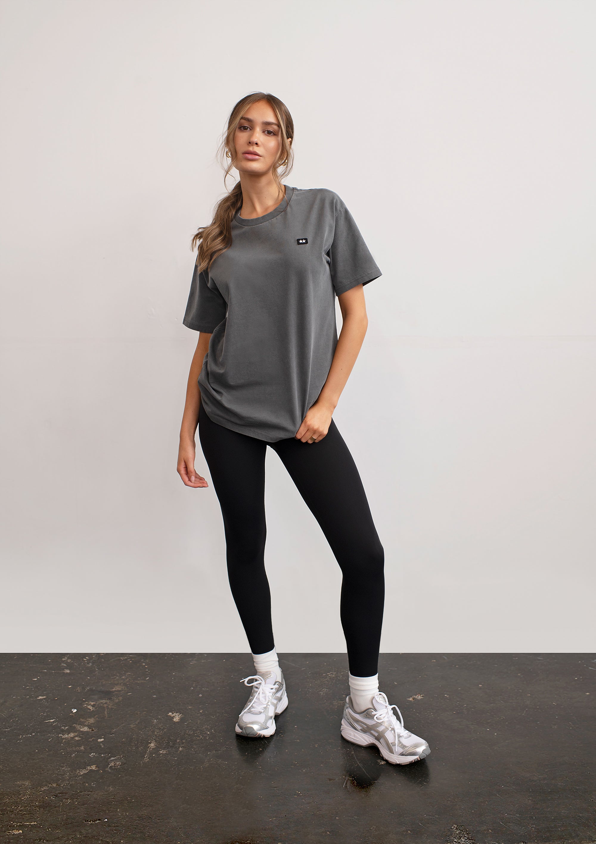 Joey Short Sleeve Tee / Washed Black